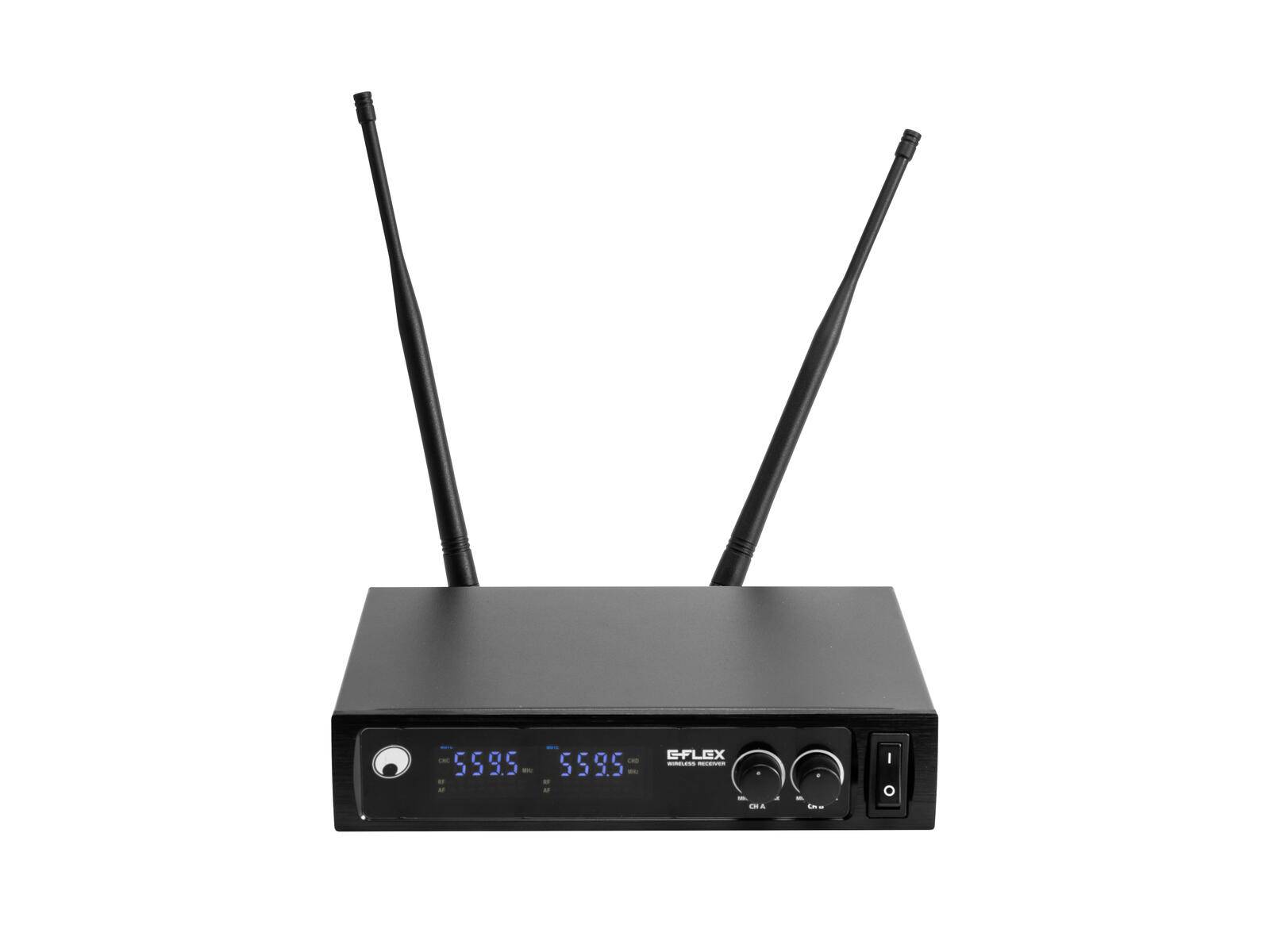 OMNITRONIC UHF E-FLEX 2, Funkmikrofon-System 559-575 MHz