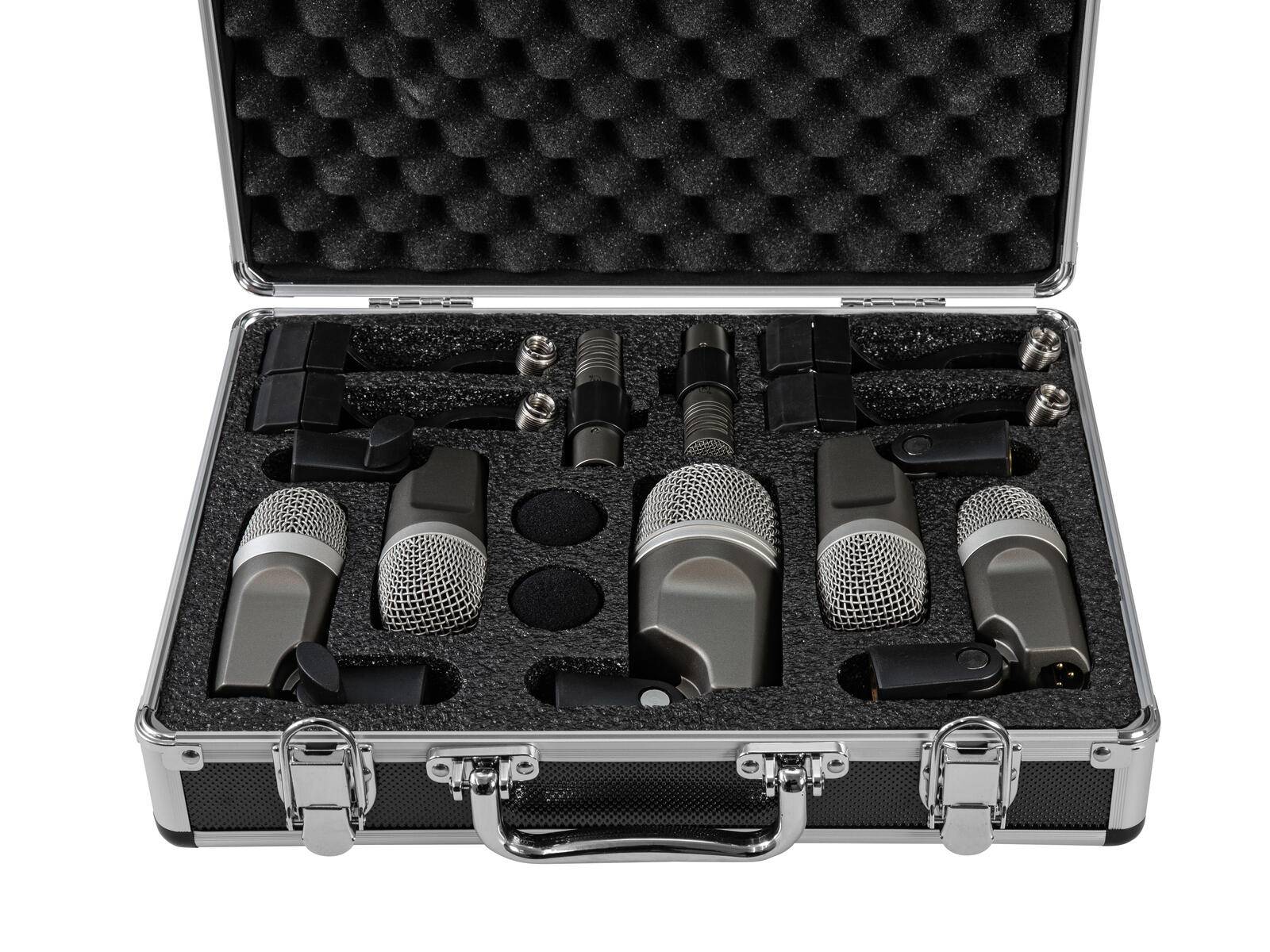 OMNITRONIC MIC 77-7LMH MK2 Schlagzeug-Mikrofonset