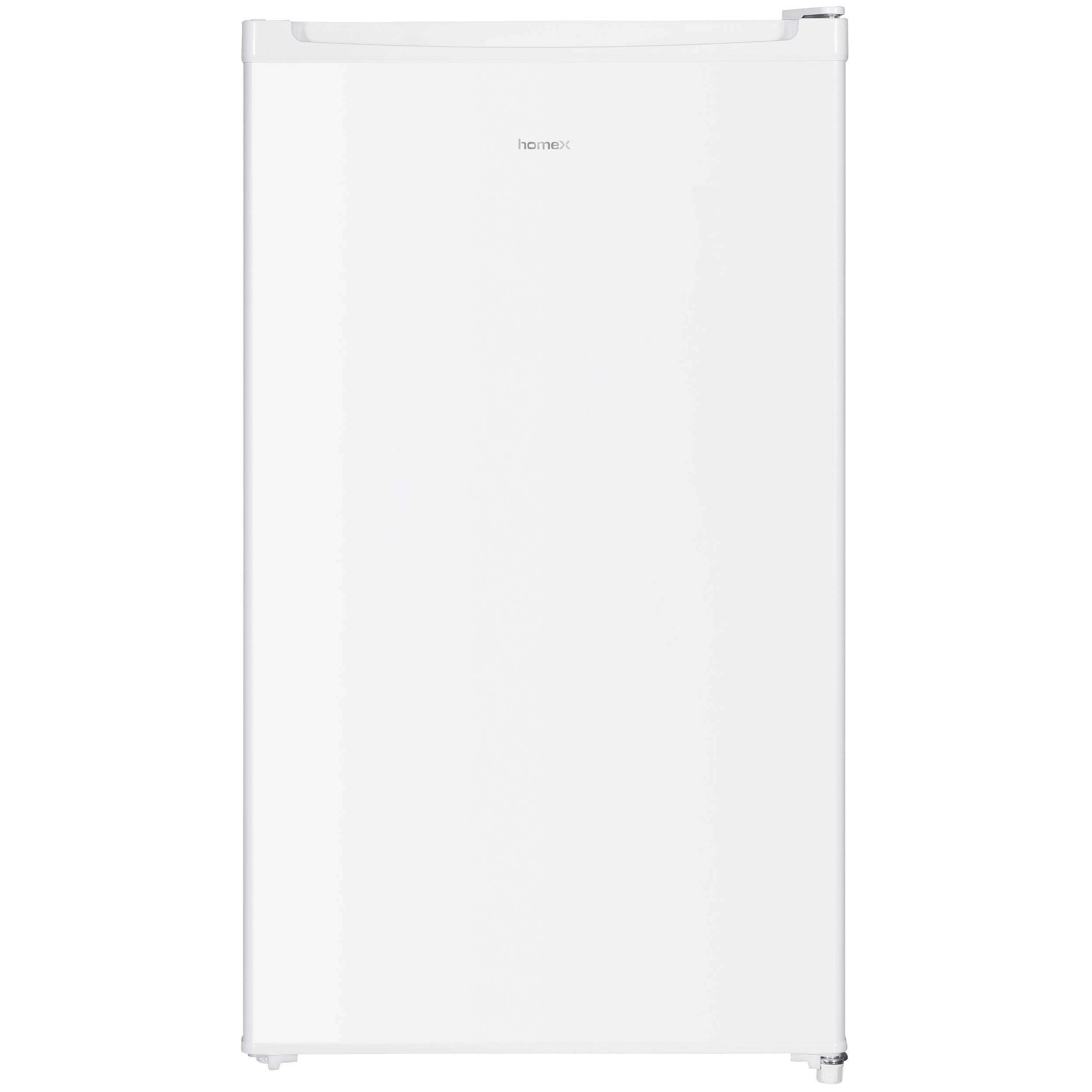 homeX Kühlschrank ohne Gefrierfach, Vollraumkühlschrank klein - 88L Nutzinhalt, Tischkühlschrank freistehend, weiß