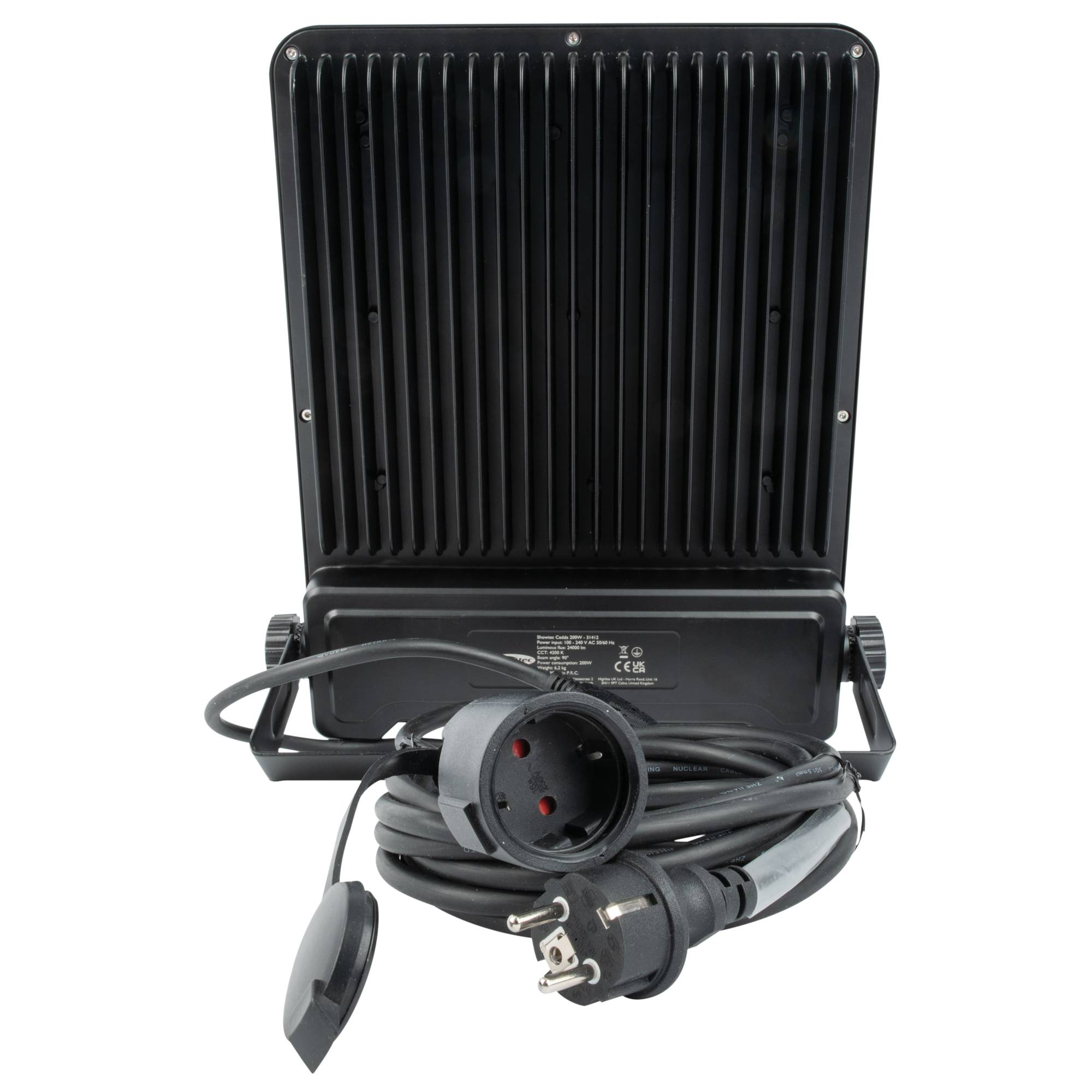 Showtec Cedda 200W LED Floodlight Hellweißer LED-Fluter mit 200 W