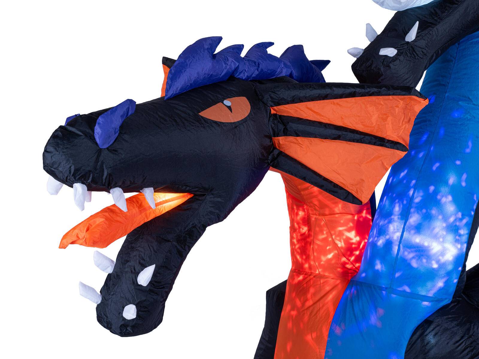 EUROPALMS Halloween Aufblasbare Figur Drache, 208cm