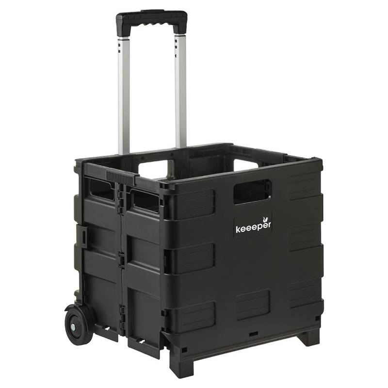 keeeper Klapp-Transportkarre "olli" mit Klappbox, 45 Liter
