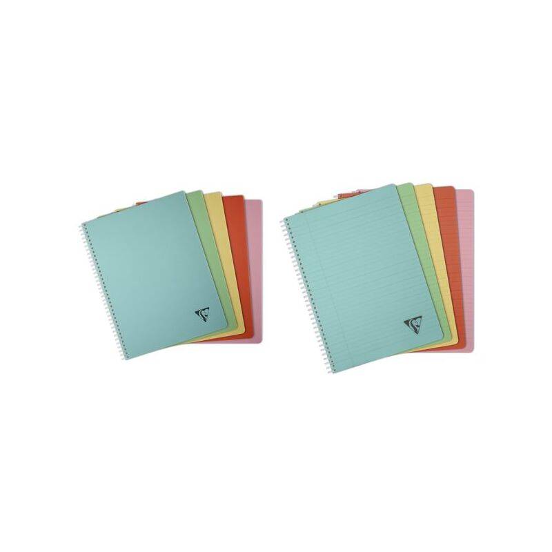 Clairefontaine Spiralbuch LINICOLOR, DIN A4, salbeigrün