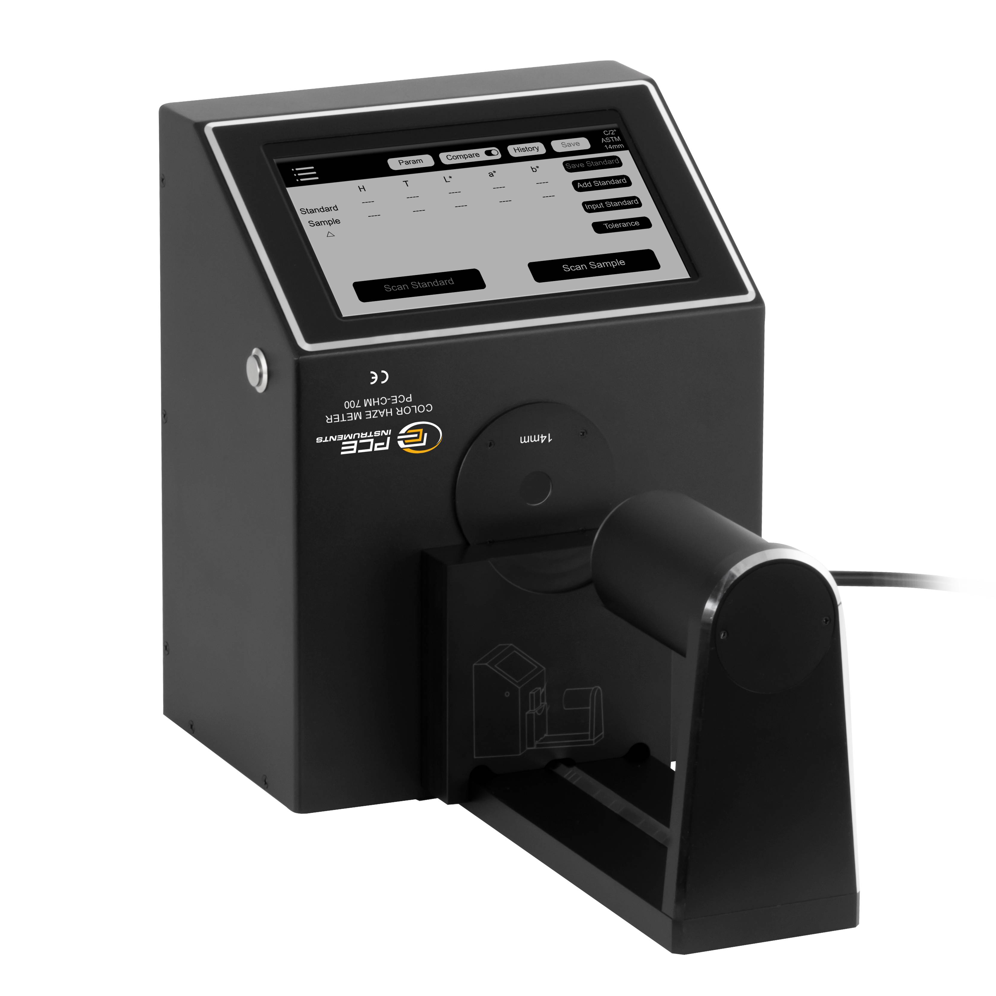 PCE Instruments Spektralphotometer PCE-CHM 700 |Trübung 0...1000 NTU |Pt-Co 0...1000 |Transmission & Klarheit 0...100 %