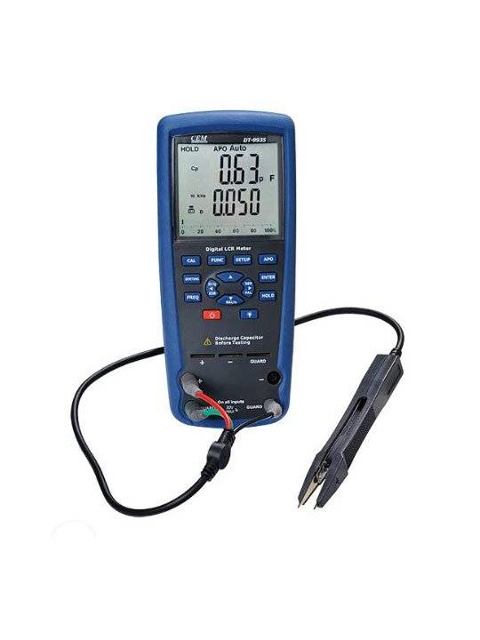 CEM DT-9935 professionelles LCR-Messgerät – Induktivität / Kapazität / Widerstand, hohe Genauigkeit, 3 Jahre Garantie