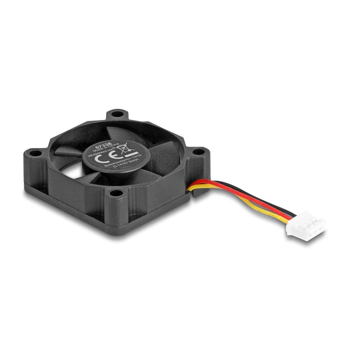 Delock Axiallüfter 12 V DC, 35 x 35 x 10 mm schwarz