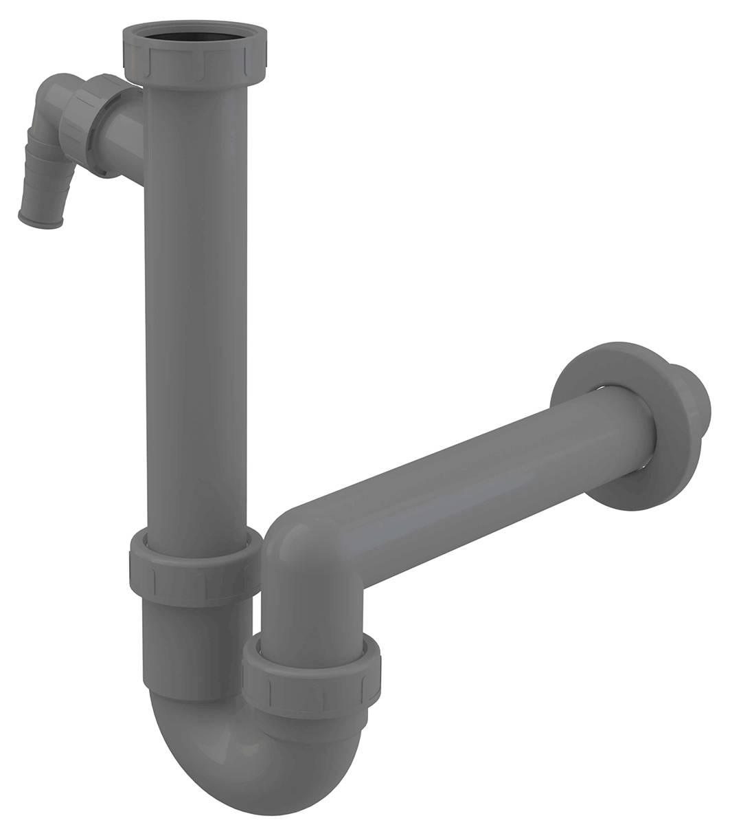 Alcadrain Röhrengeruchverschluss mit einer Überwurfmutter 6/4" und einem Geräteanschluss ECO