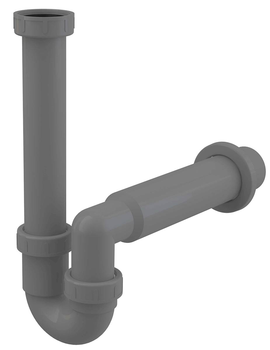 AlcaDrain A80-DN50 Siphon tubulaire avec écrou de serrage 6/4" ECO