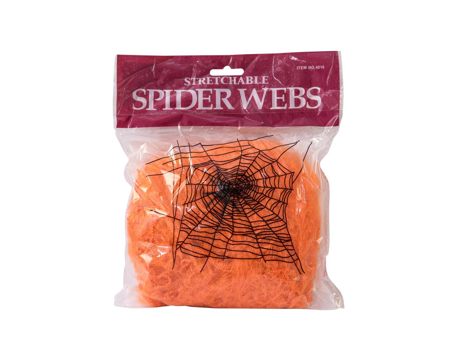 EUROPALMS Halloween Spinnennetz orange 20g