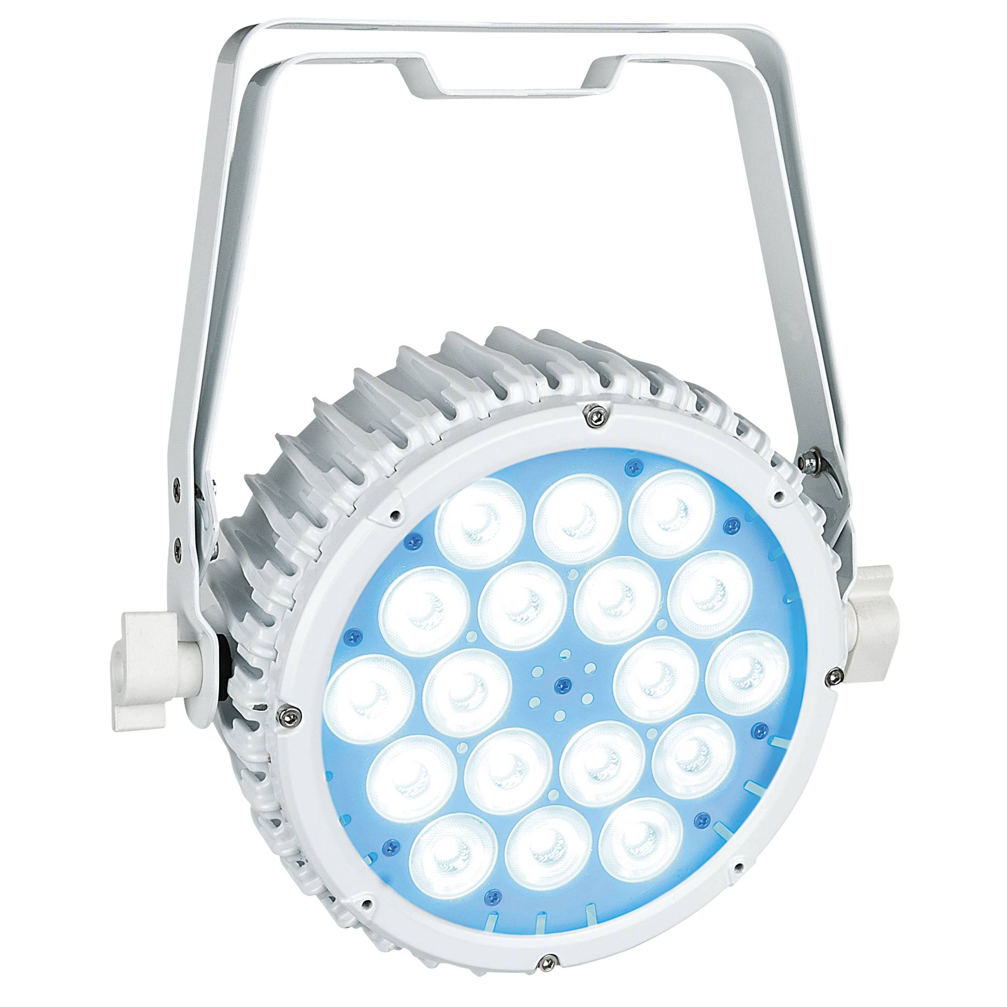 Showtec Compact Par 18 MKII 18x 3 W RGB LED PAR - weiß
