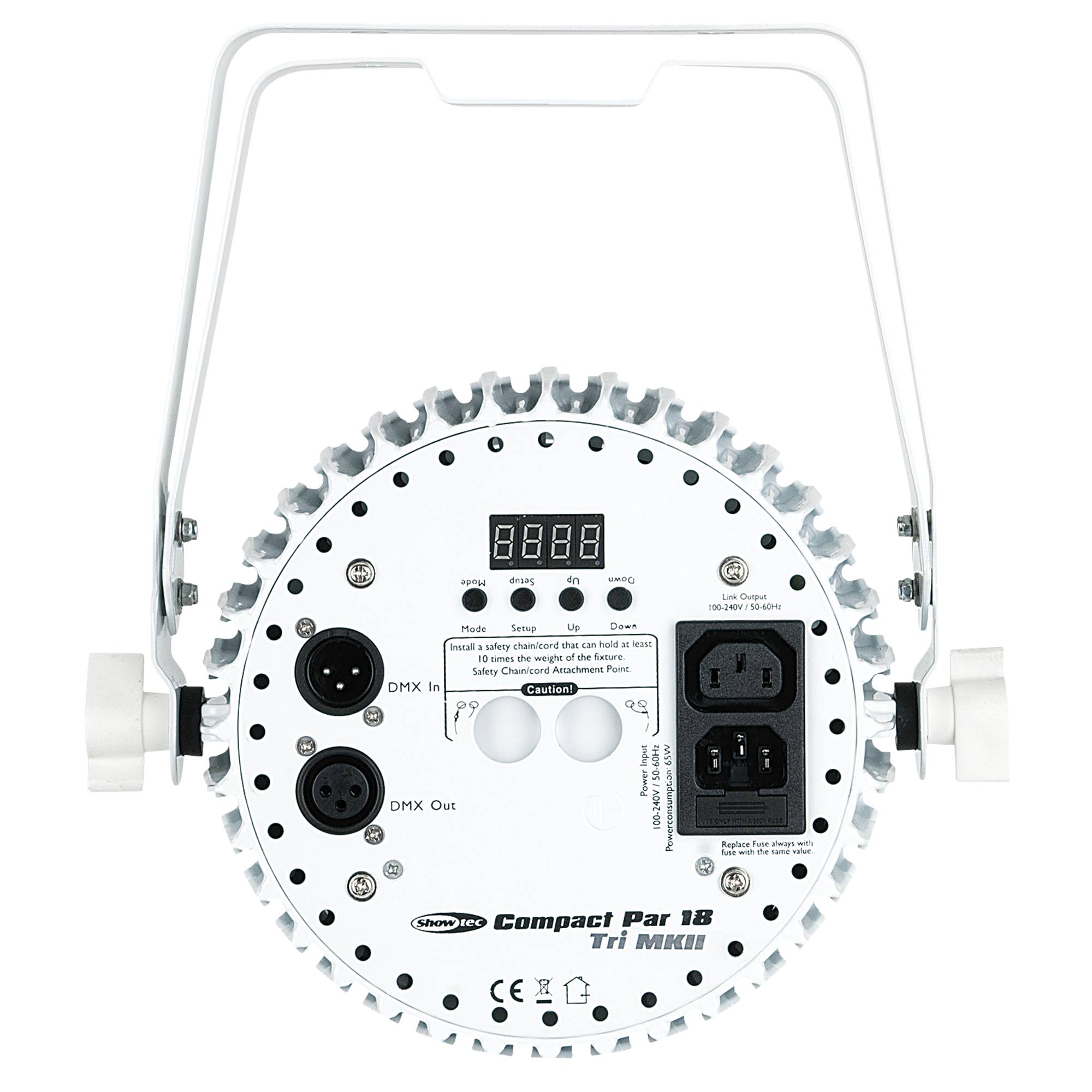 Showtec Compact Par 18 MKII 18x 3 W RGB LED PAR - weiß