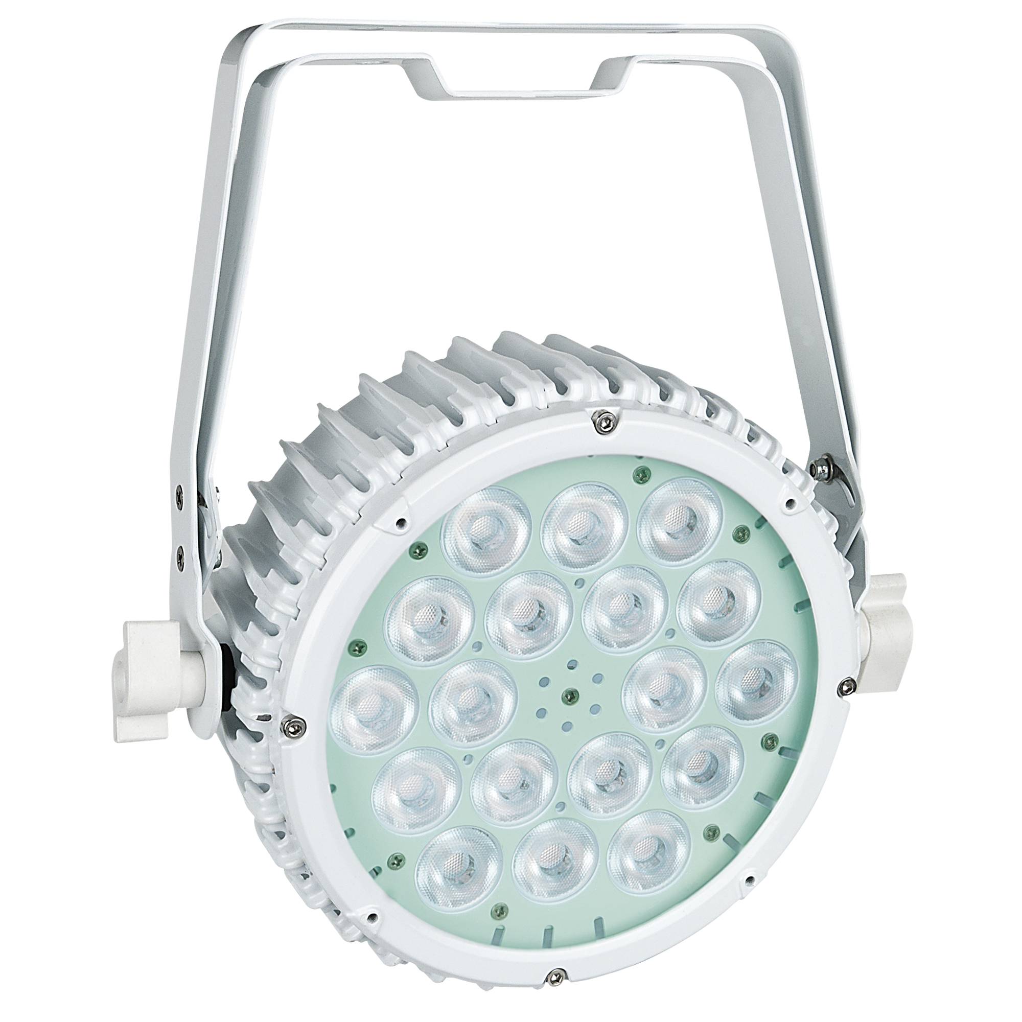 Showtec Compact Par 18 MKII 18x 3 W RGB LED PAR - weiß