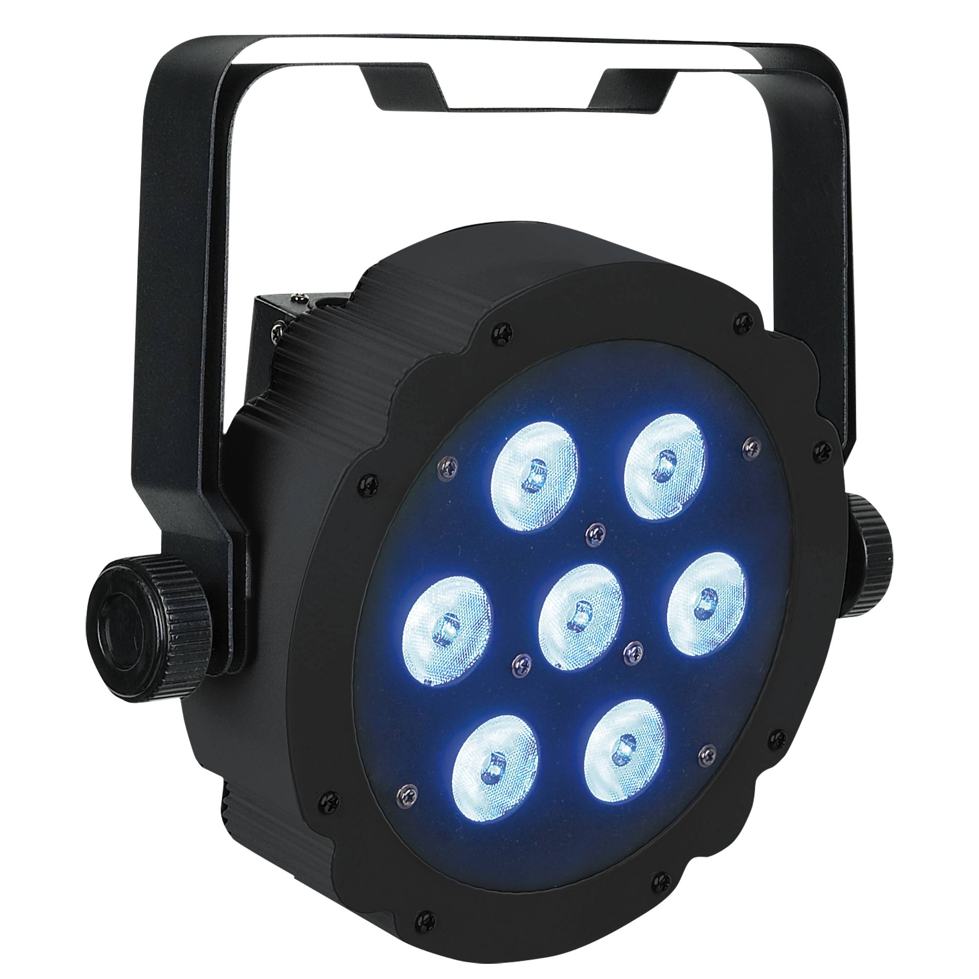 Showtec Compact Par 7 Q4 7x 4 W RGBW LED PAR - schwarz
