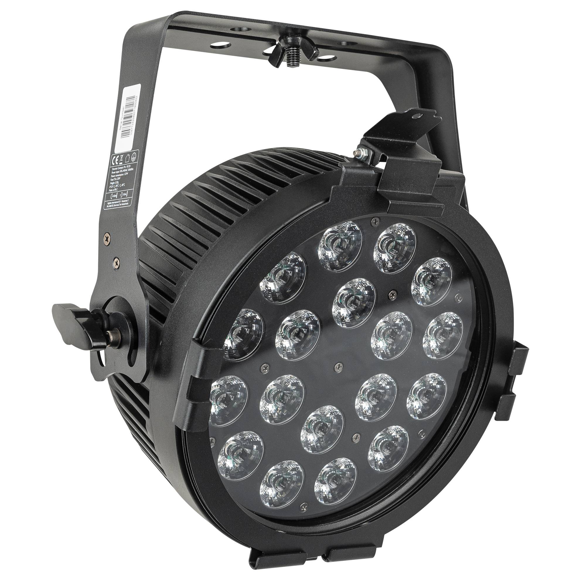 Showtec Compact Par 18 Q4 18x 7 W RGBW LED PAR - schwarz