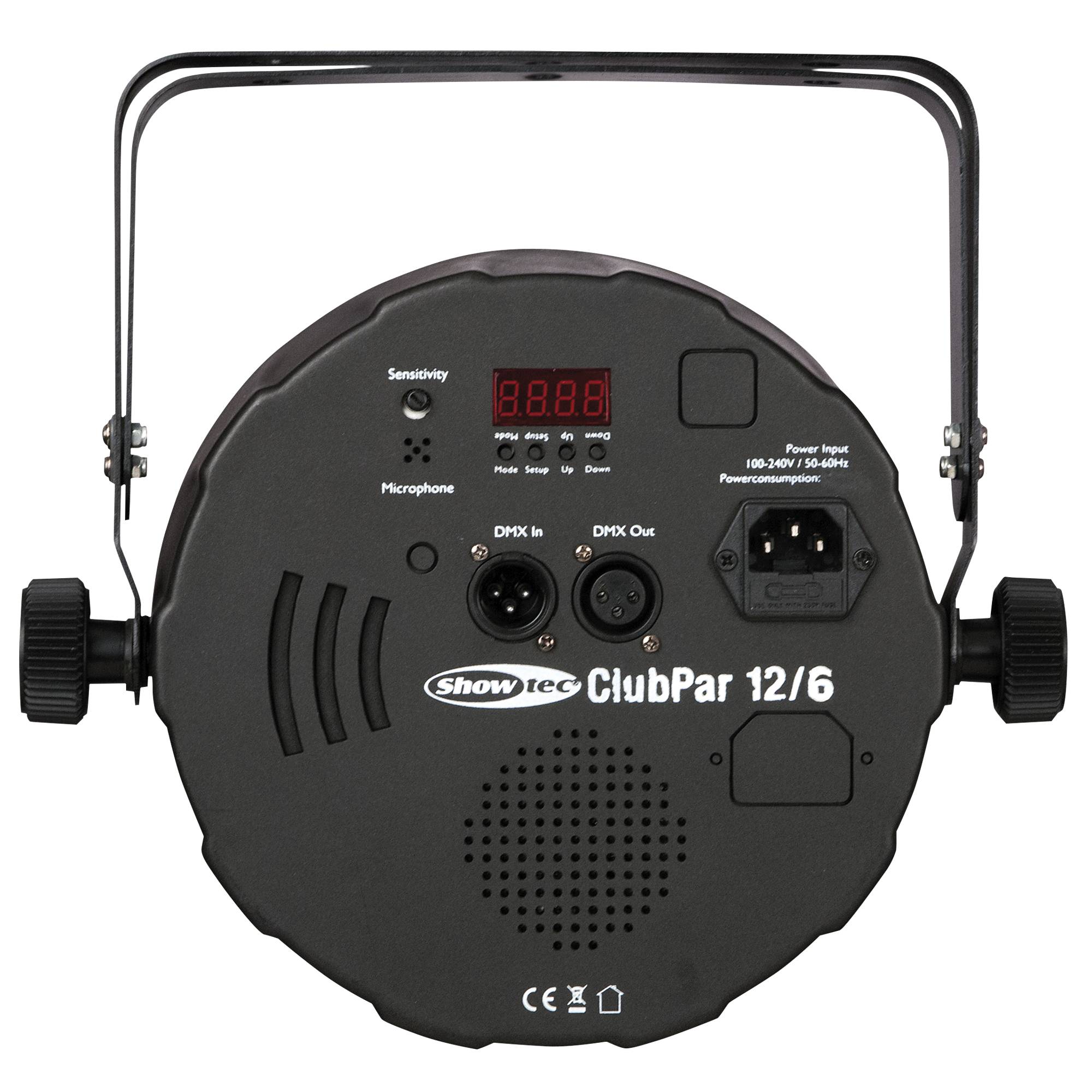 Showtec Club Par 12/6 RGBWAUV 12x 10 W RGBWAUV LED PAR