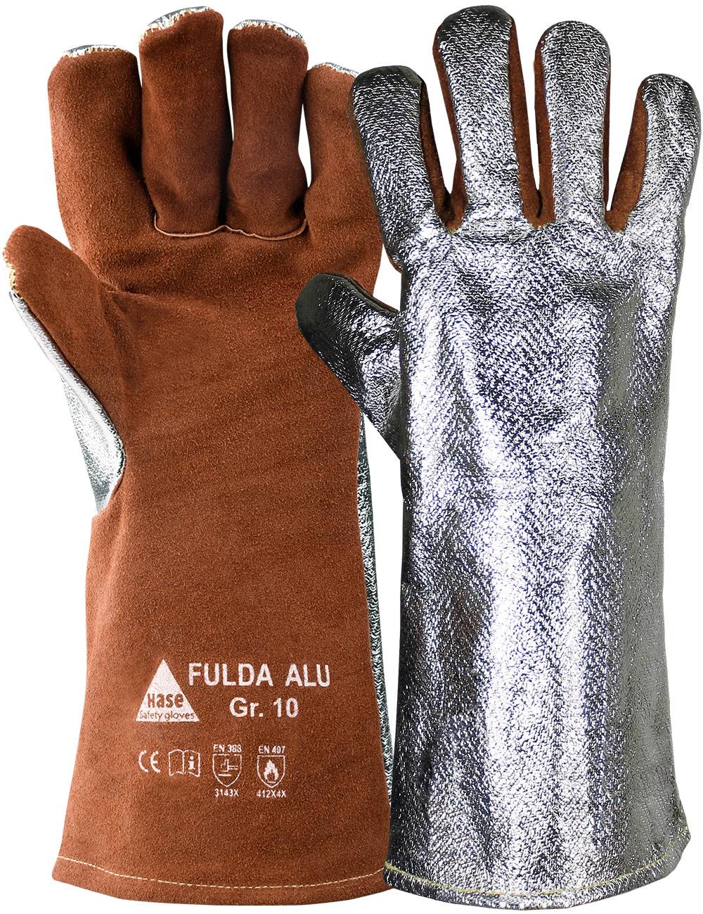 Hase Fulda Alu, braun/Alu, Gr.10