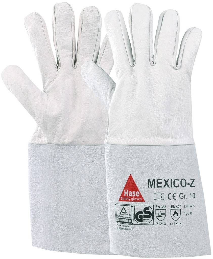 MEXICO-Z, Schweißerhandschuh aus Ziegennappa, FlügeldaumenGr. 7-12, Kat. II, EN 388, EN 12477, TÜV GSMEXICO-Z, Schweißerhandschuh aus Ziegennappa