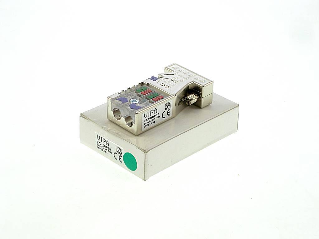 VIPA 972-0DP30 (Profibus-Stecker mit Bus-Status LEDs / 0° Kabelabgang)