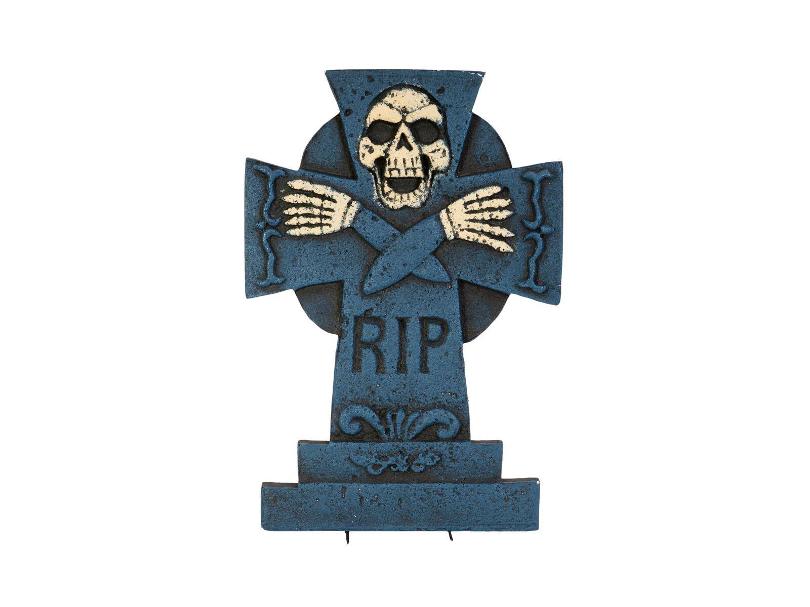 EUROPALMS Halloween Grabsteinset Zoll Friedhof Zoll