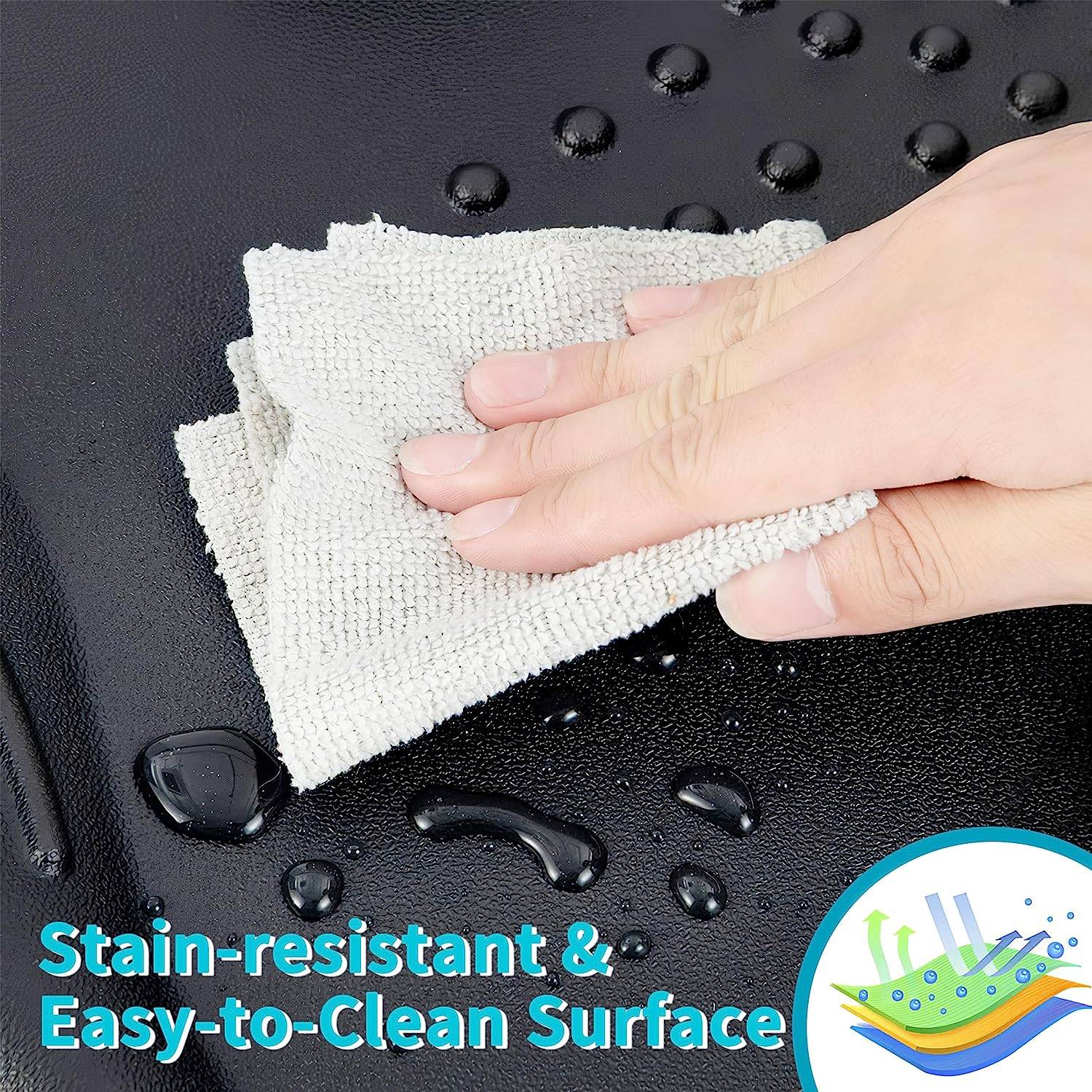 Duronic FT02 Anti-Ermüdungsmatte Steharbeitsplatz Massage Büro Home Küche