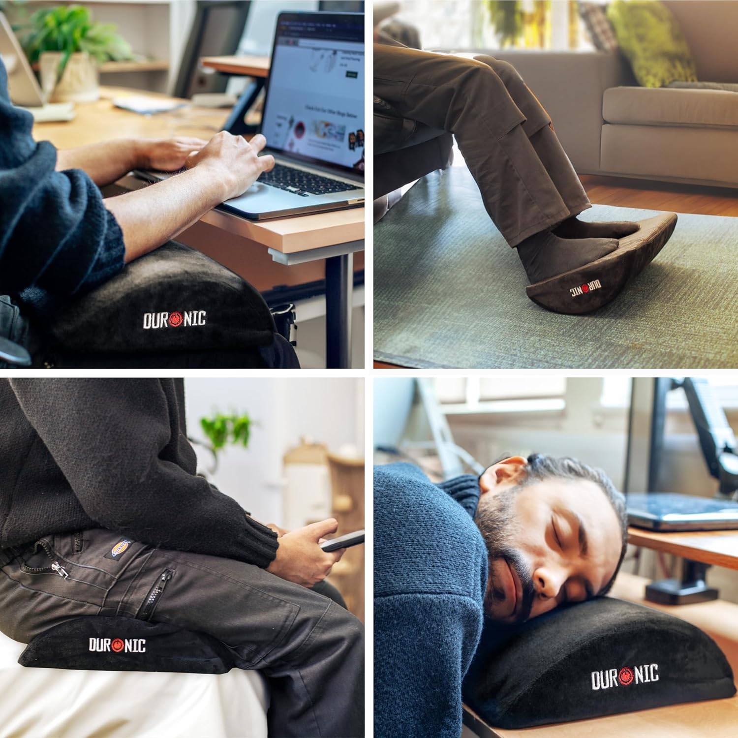 Duronic FT05 Fußstütze Schreibtisch ergonomisch, Fußablage Homeoffice
