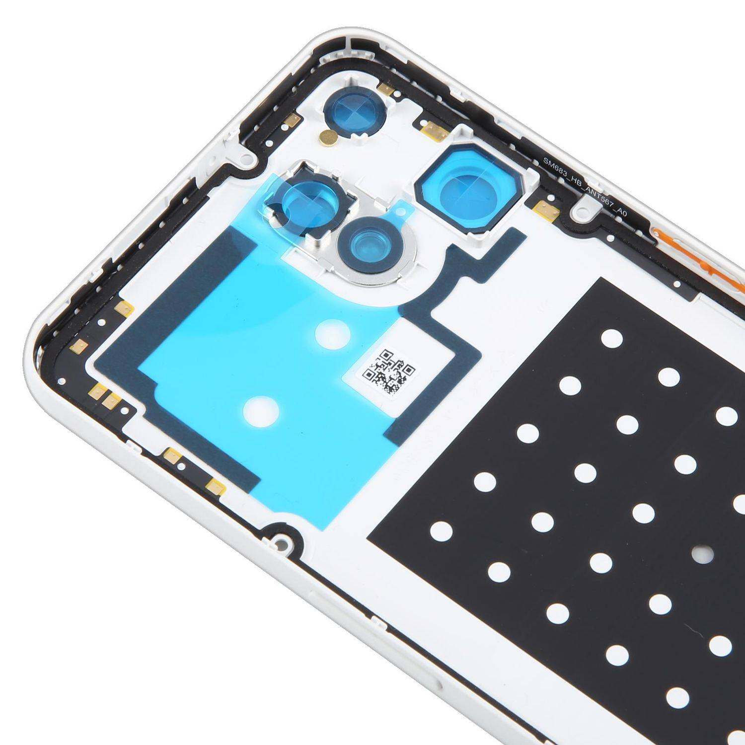 Für Nothing CMF Phone 2 Pro Akkudeckel Backcover Kamera Linse Ersatzteil Weiß