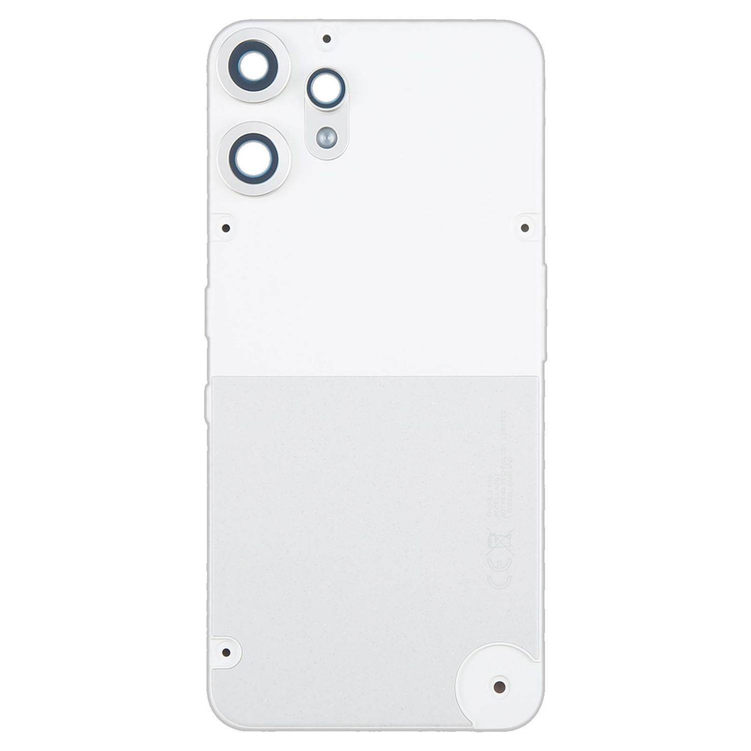 Für Nothing CMF Phone 2 Pro Akkudeckel Backcover Kamera Linse Ersatzteil Weiß