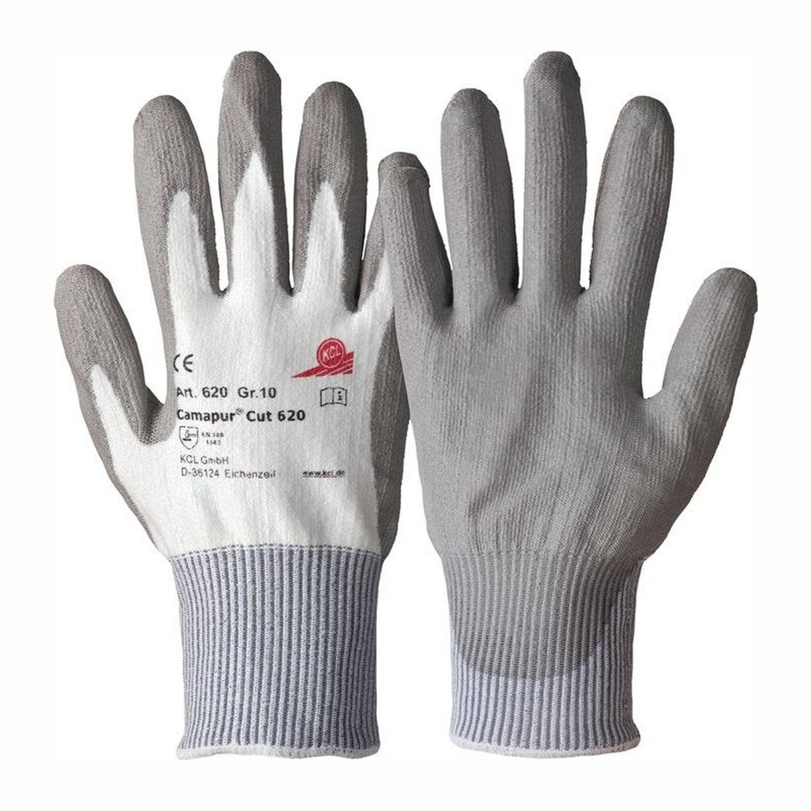 Honeywell 1 Paar Schnittschutzhandschuhe Camapur Cut 620 weiß / grau Gr. 9 - 620/9