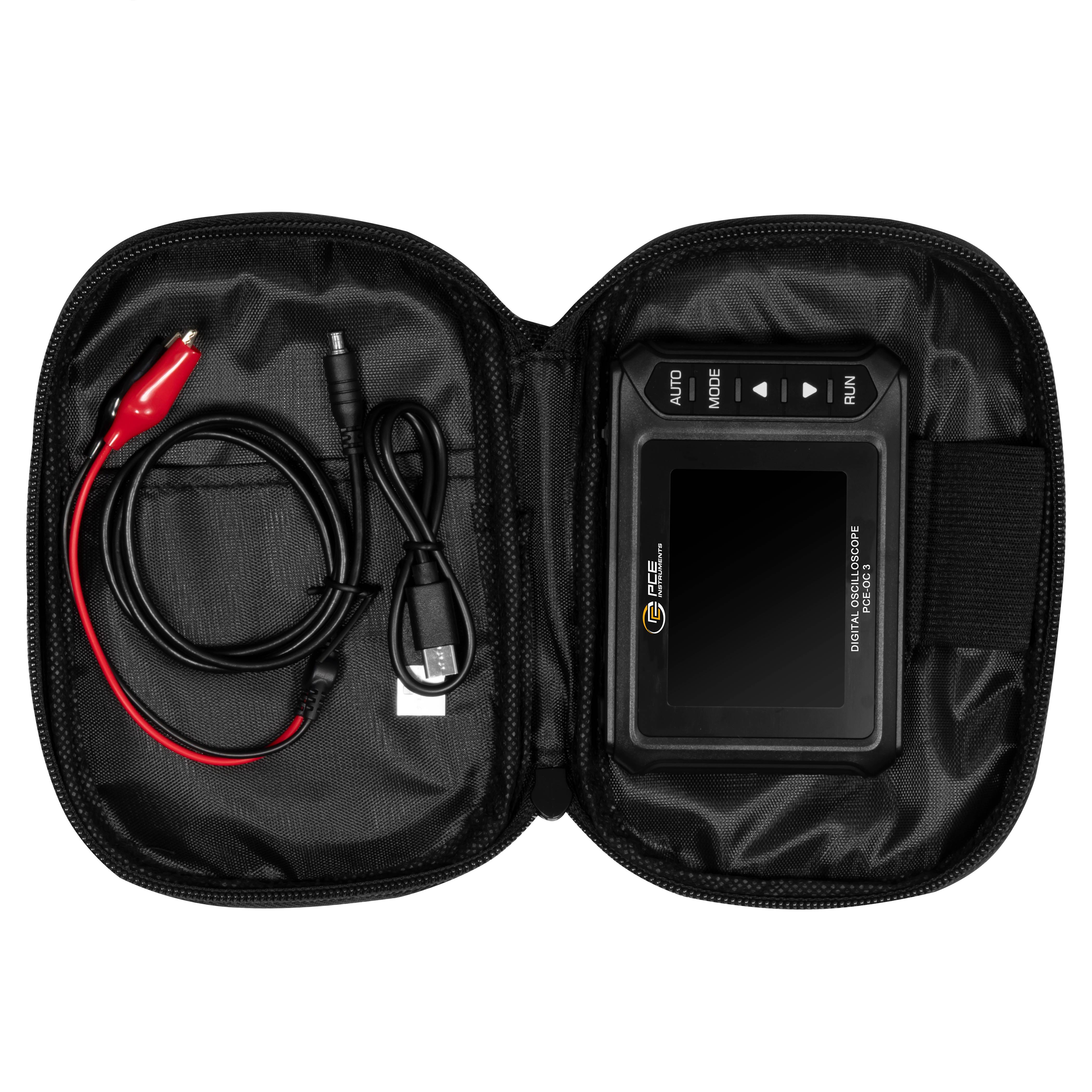 PCE Instruments Oszilloskop PCE-OC 3 |Gleichspannung DC -40…+400 V | Wechselspannung AC -40…+400 V |Frequenz 0…200 kHz