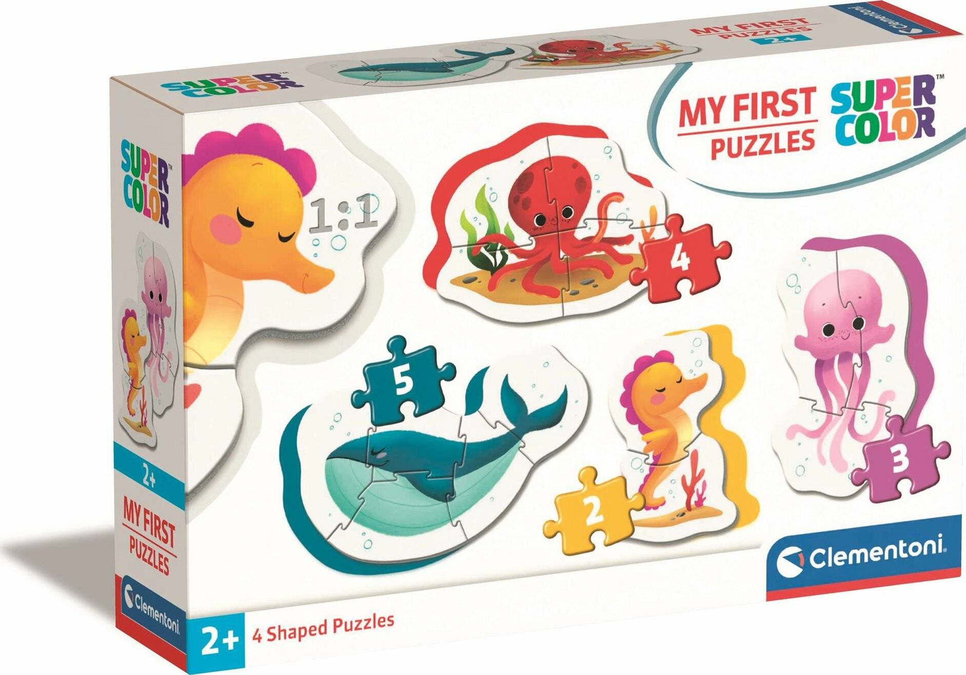 4 Puzzle in 1 - My First Puzzle: Sea Life