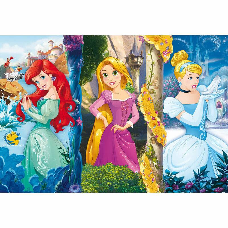 CLEMENTONI Puzzle Disney-Prinzessinnen: MAXI 60 Stück