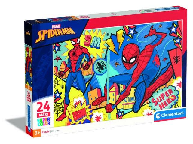 CLEMENTONI Puzzle Spiderman: Super Hero MAXI 24 Teile