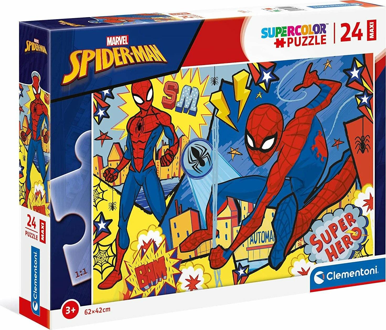 CLEMENTONI Puzzle Spiderman: Super Hero MAXI 24 Teile