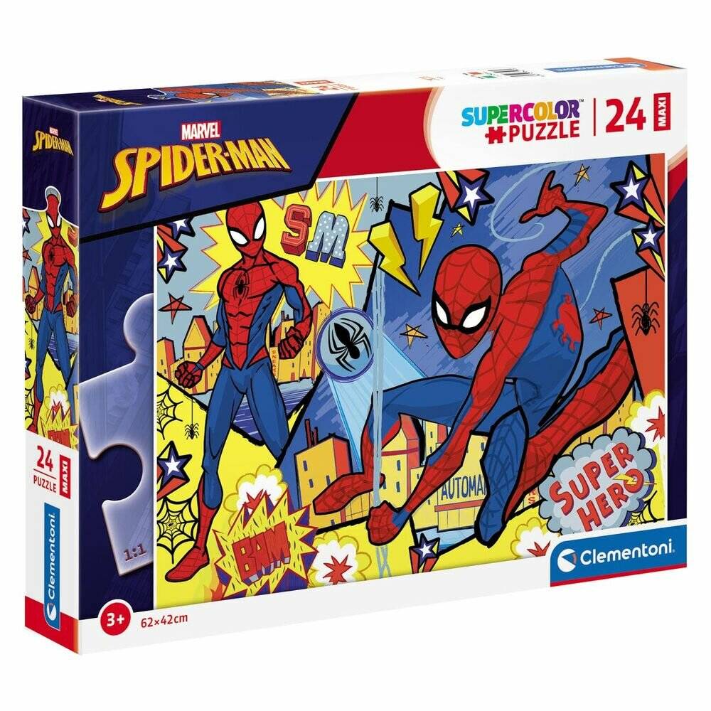 CLEMENTONI Puzzle Spiderman: Super Hero MAXI 24 Teile
