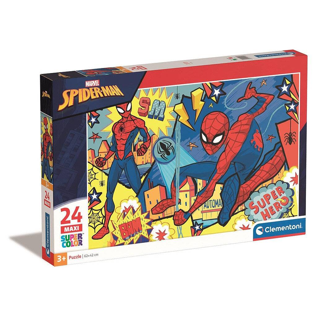 CLEMENTONI Puzzle Spiderman: Super Hero MAXI 24 Teile