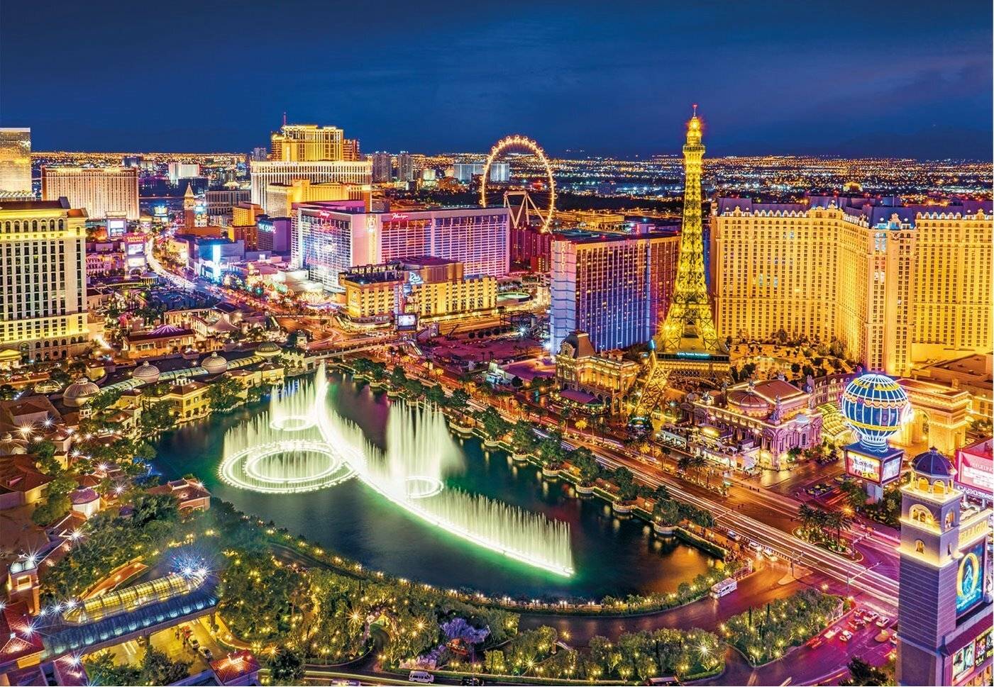 CLEMENTONI Puzzle Las Vegas 6000 Teile