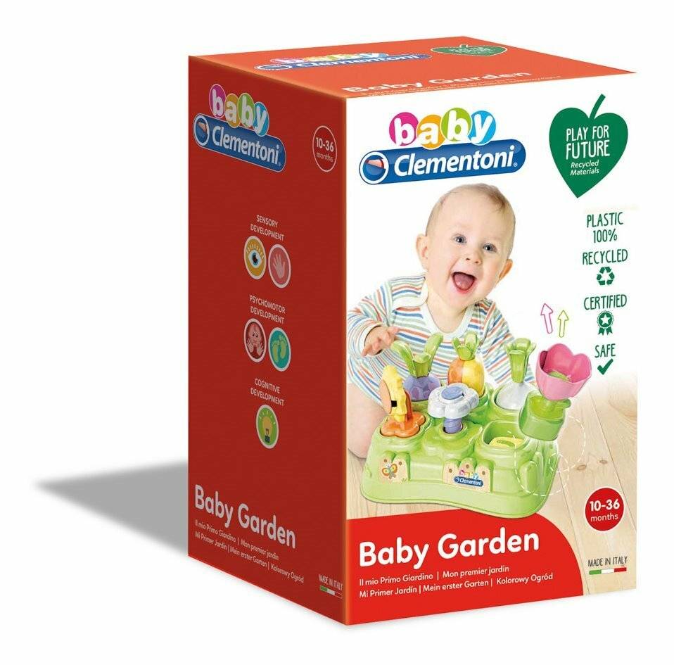 CLEMENTONI BABY Jigsaw Puzzle Bunter Garten (Spielen für die Zukunft)