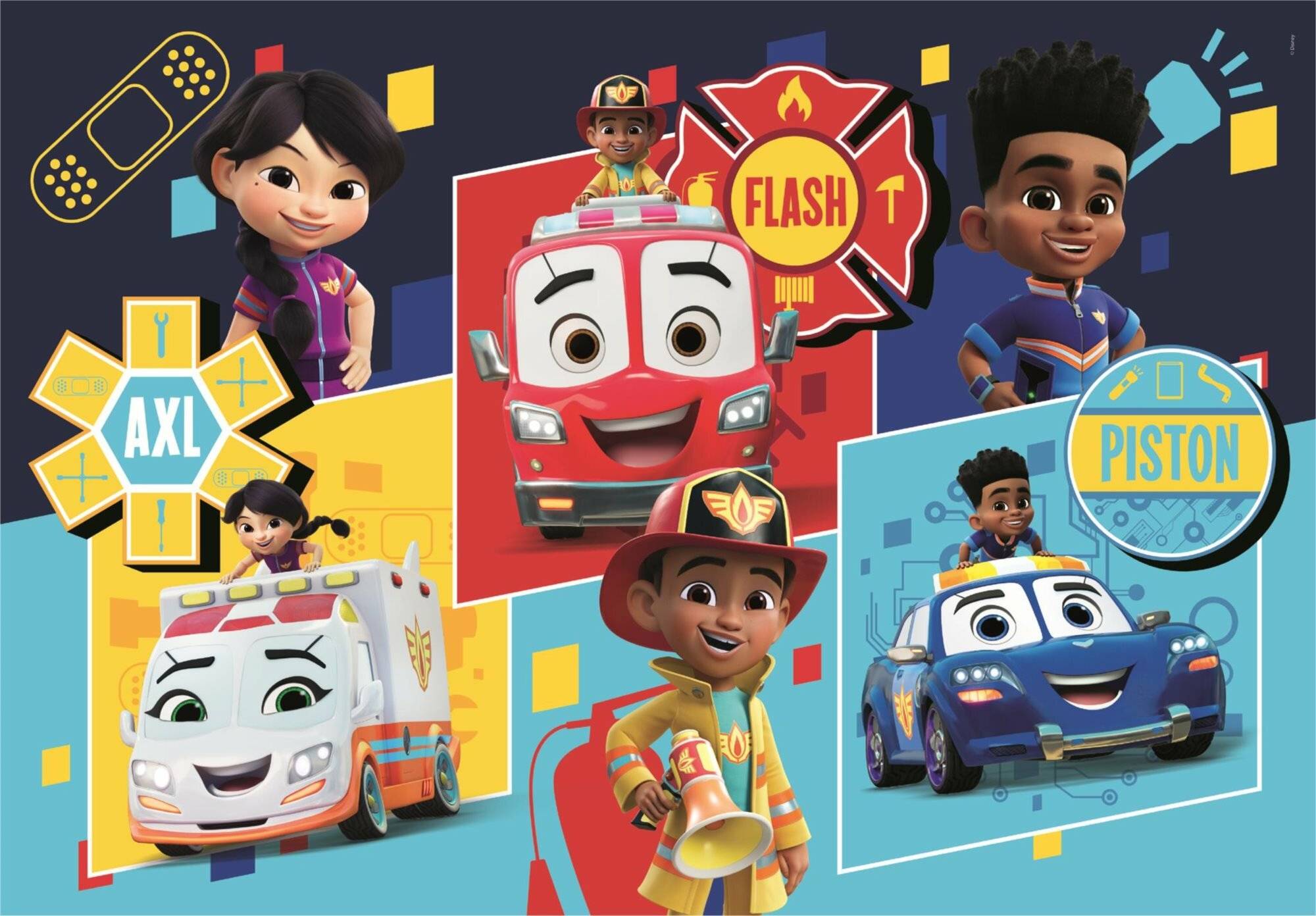 CLEMENTONI Puzzle Feuerknospen MAXI 24 Stück