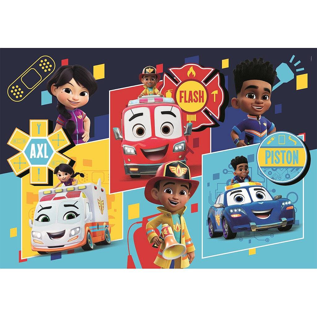 CLEMENTONI Puzzle Feuerknospen MAXI 24 Stück