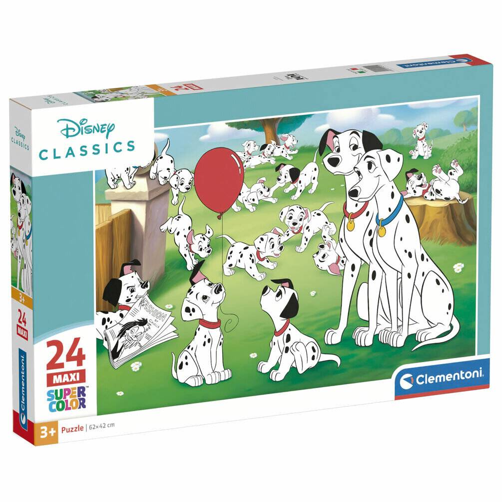 CLEMENTONI Puzzle Disney: 101 Dalmatiner MAXI 24 Teile