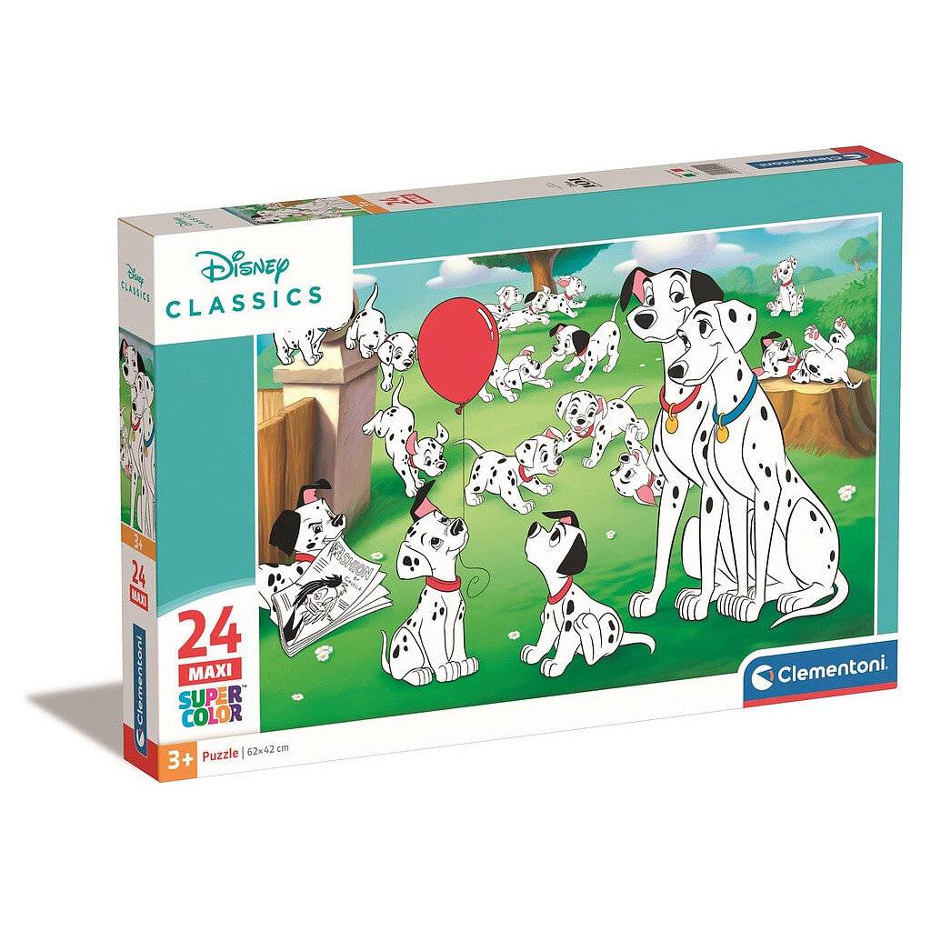 CLEMENTONI Puzzle Disney: 101 Dalmatiner MAXI 24 Teile