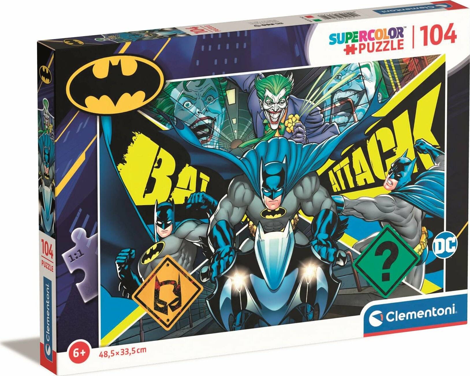 CLEMENTONI Puzzle Batman 104 Teile