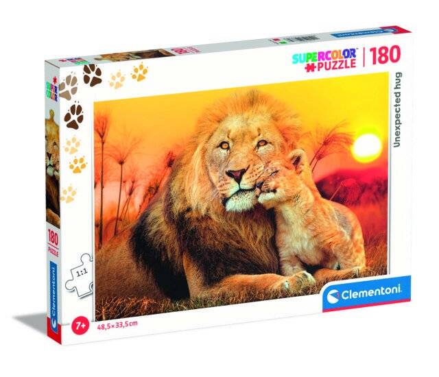 CLEMENTONI Puzzle Unerwartete Umarmung 180 Teile