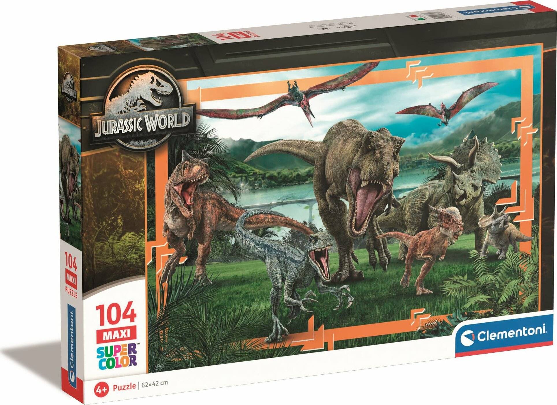 CLEMENTONI Puzzle Jurassic World MAXI 104 Teile