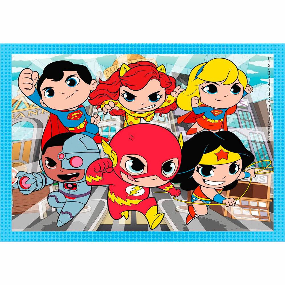 CLEMENTONI Puzzle DC Super Friends 4in1 (12+16+20+24 Teile)