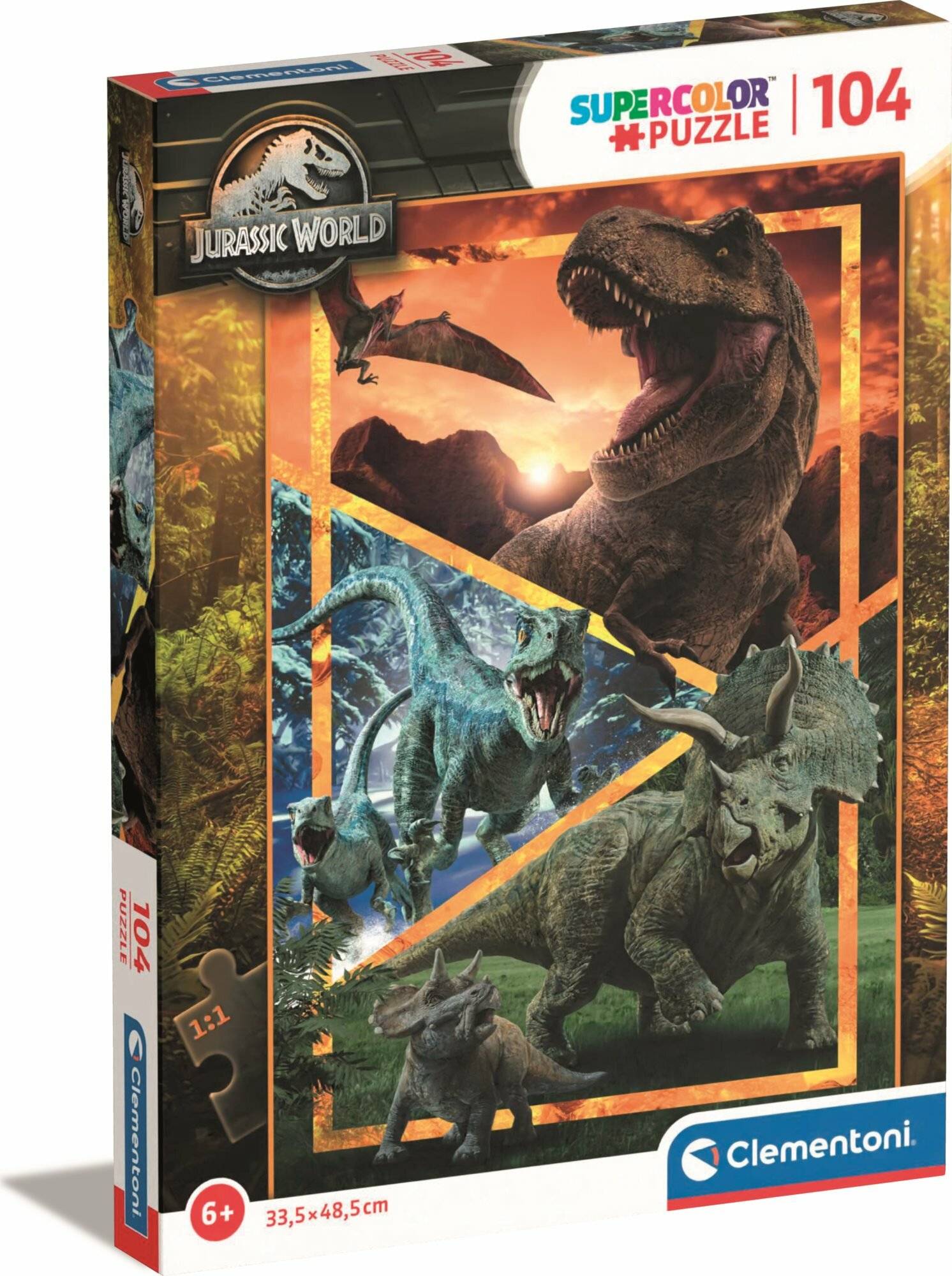 CLEMENTONI Puzzle Jurassic World 104 Teile