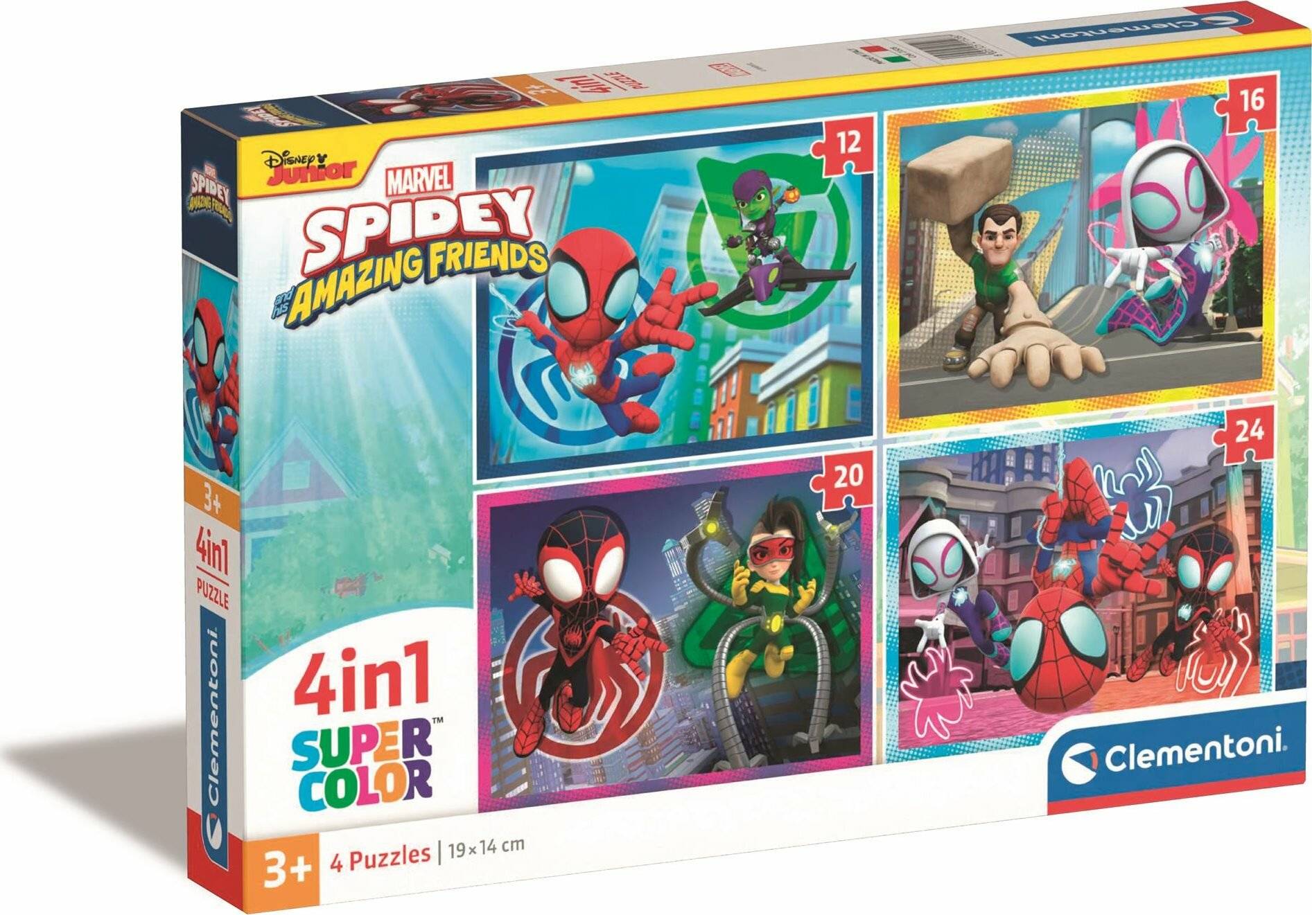 Marvel Spidey und seine erstaunlichen Freunde Puzzle 12-16-20-24Stü ck