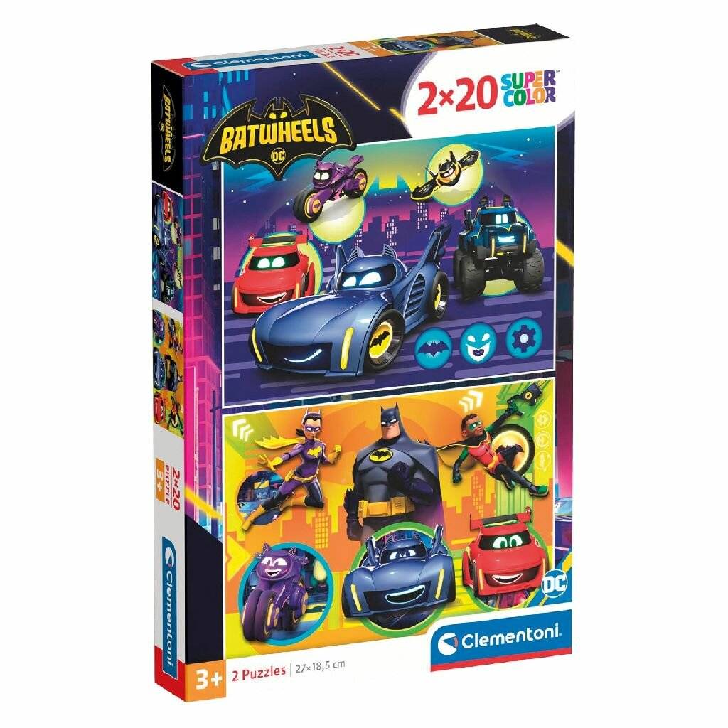 Fledermausrä der-Puzzle 2x60Stü ck