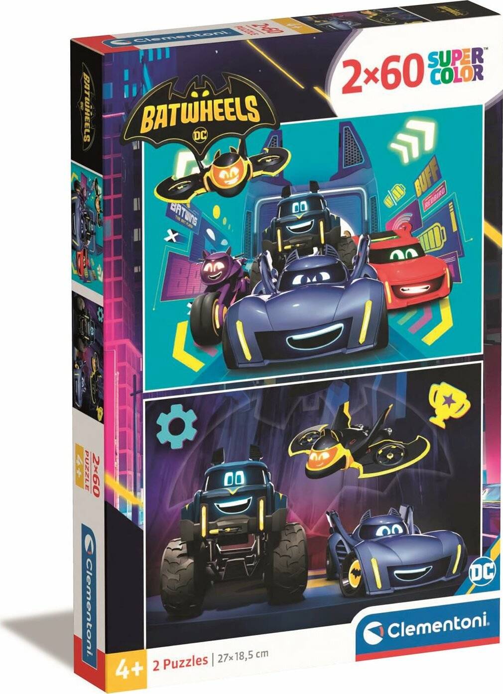 Fledermausrä der-Puzzle 2x60Stü ck