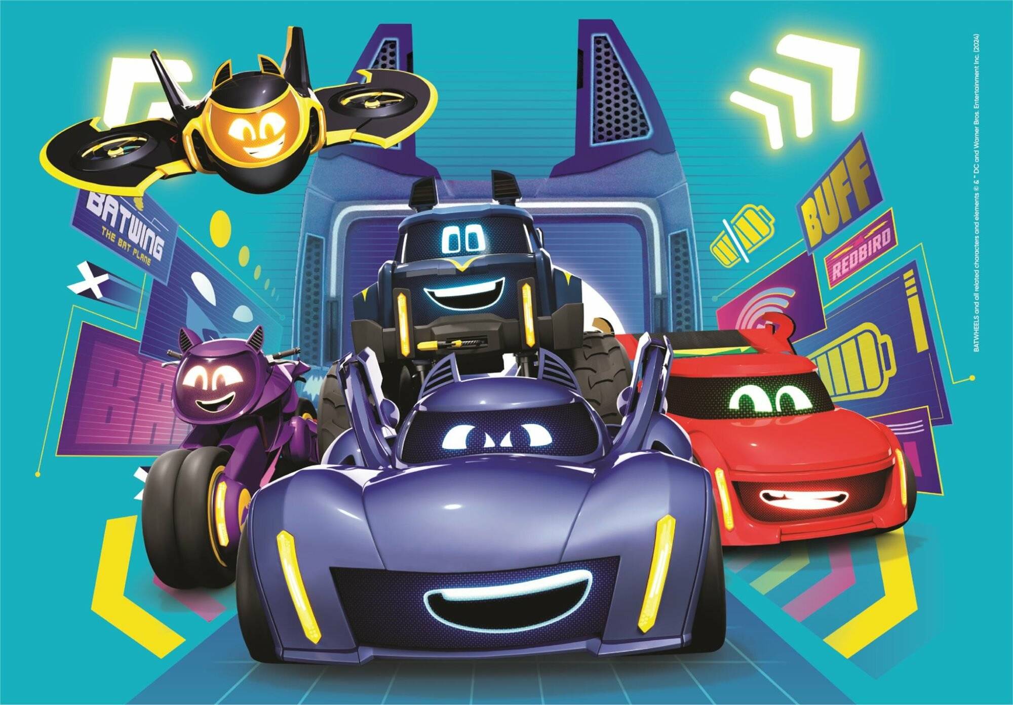 Fledermausrä der-Puzzle 2x60Stü ck